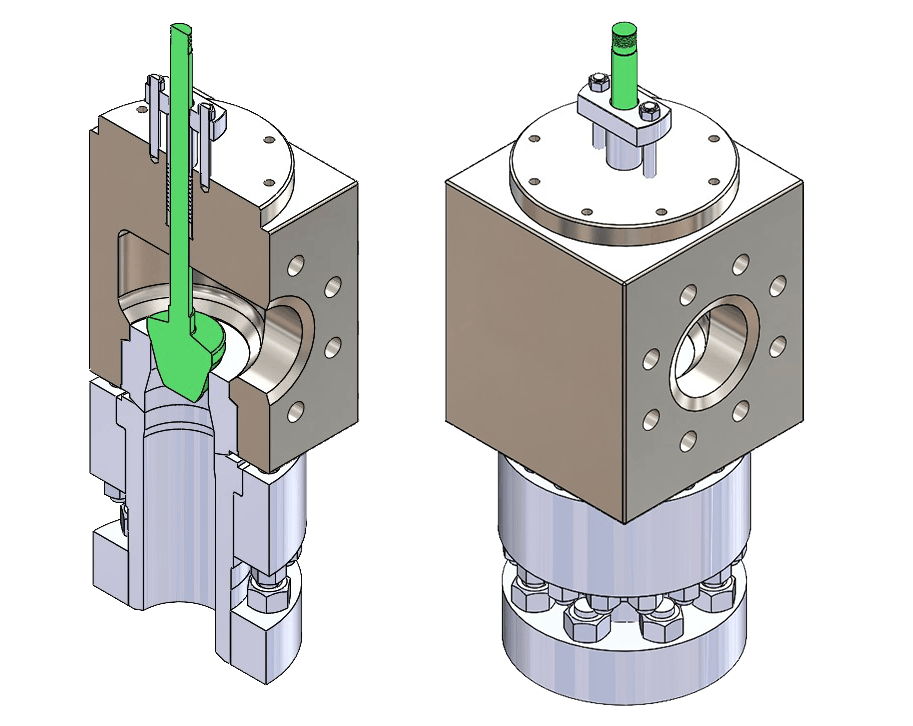 Control valve for urea plants