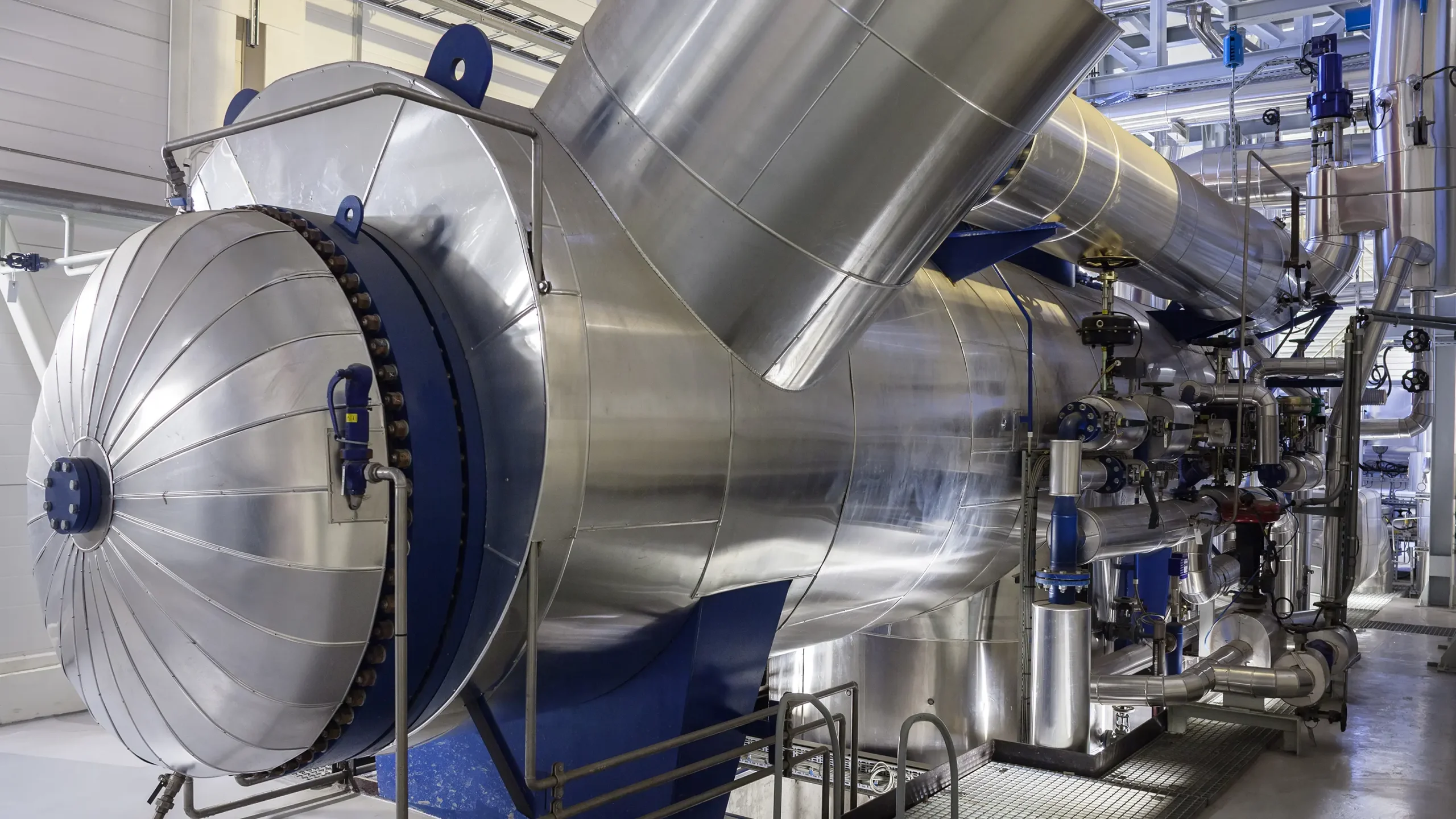 Steam system at plant can potentially be at risk of steam leakage, highlighting the significant impact of energy loss and potential safety hazards.