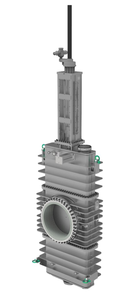 Double-Block and Purge shut-off (offers the same functionality like a blind flange).