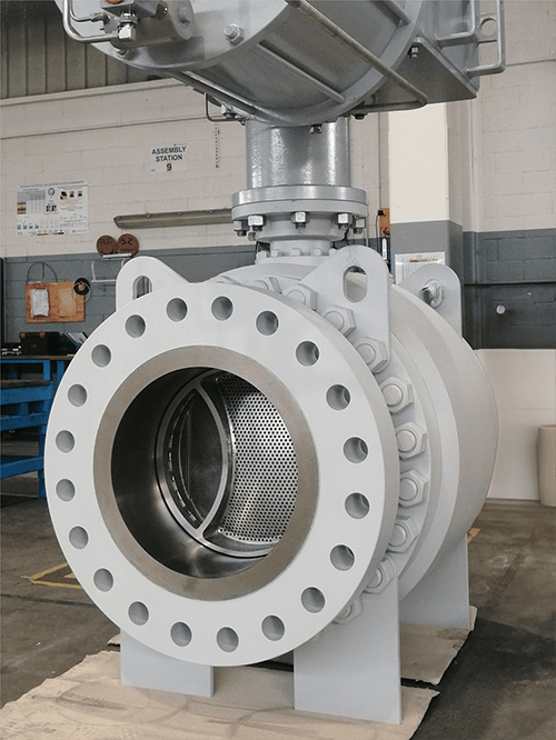 Modulating valve for feed gas applications
